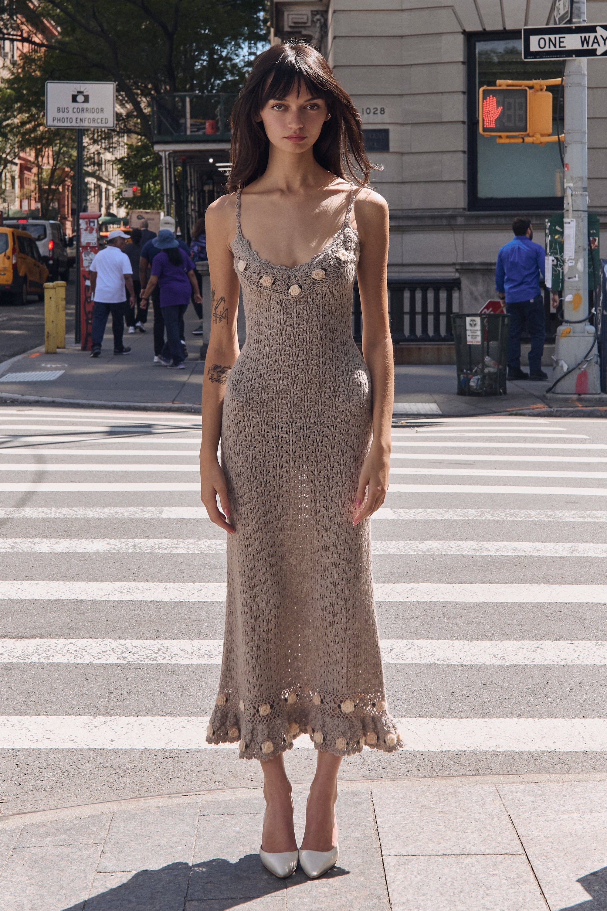 viral knit dress Evamari Knit Dress White White / S