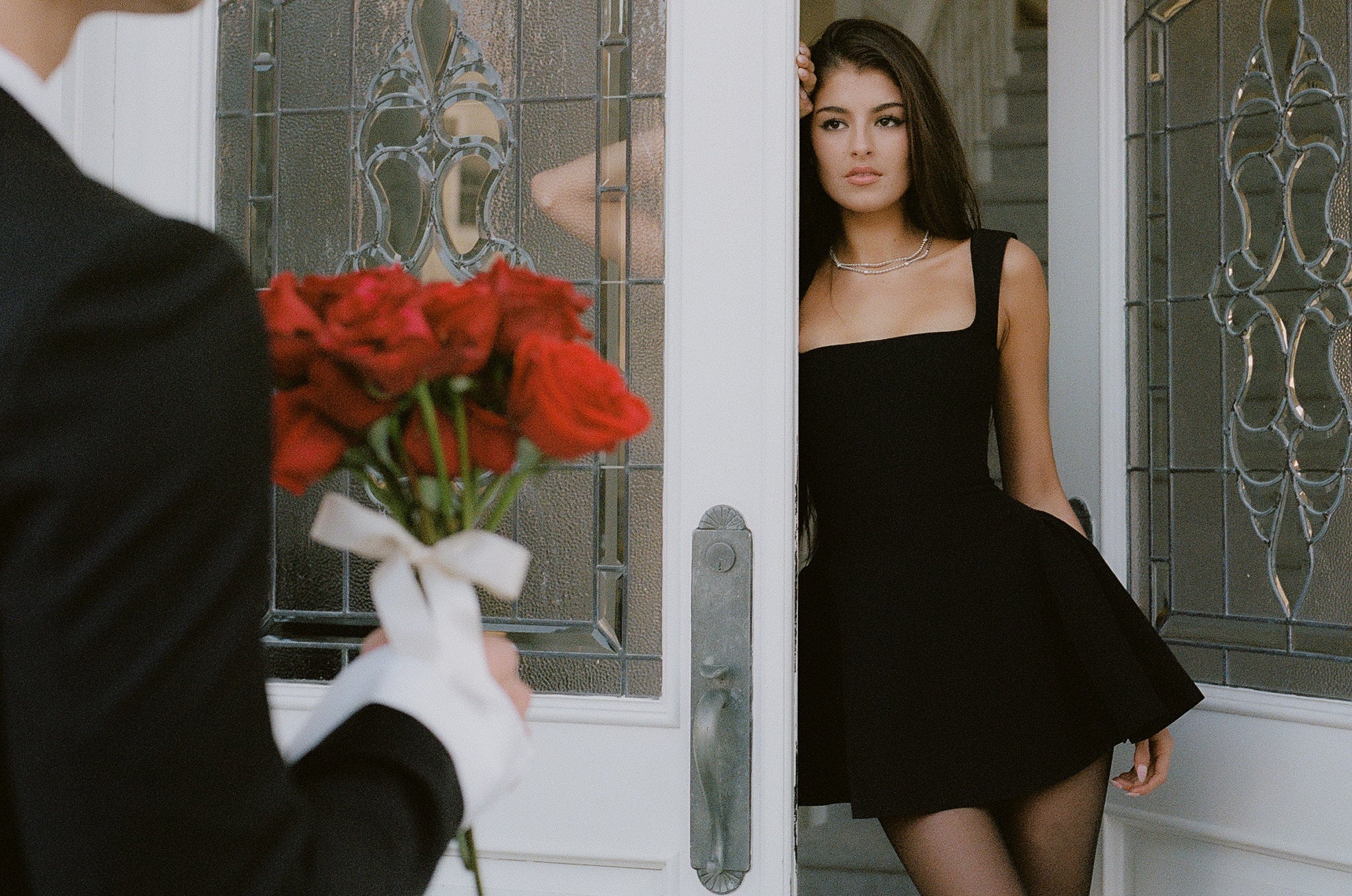 The Ingénue Dress in Noir