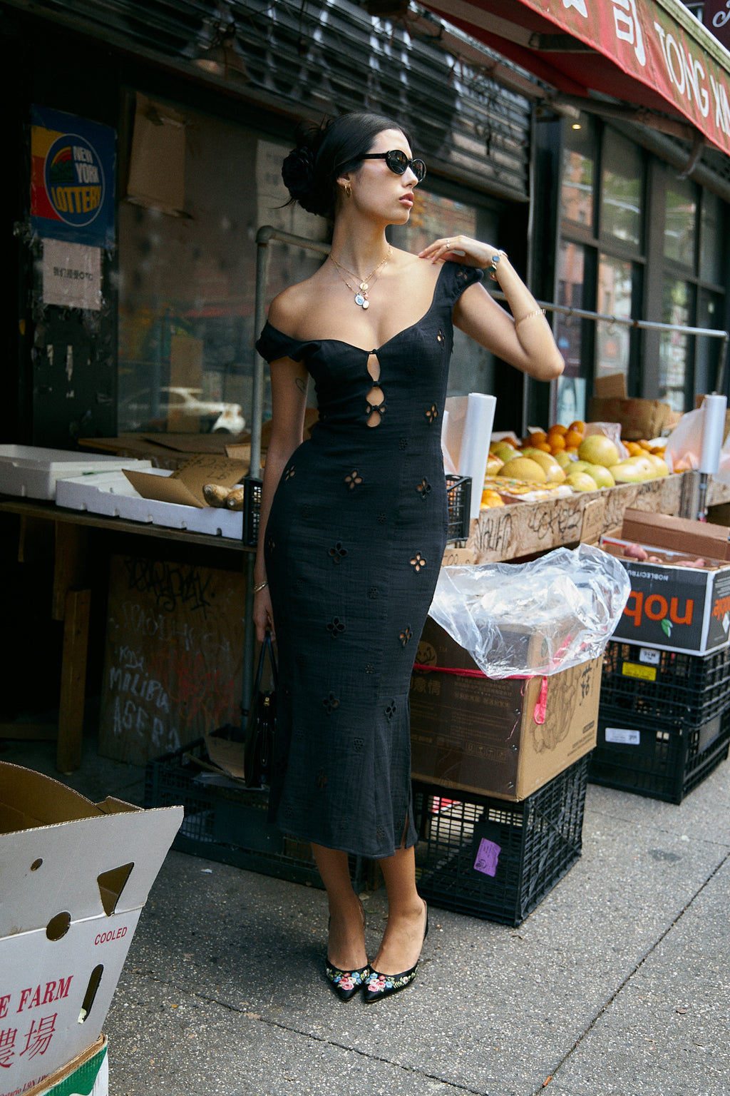 Maria Dress in Noir XS (PREORDER)