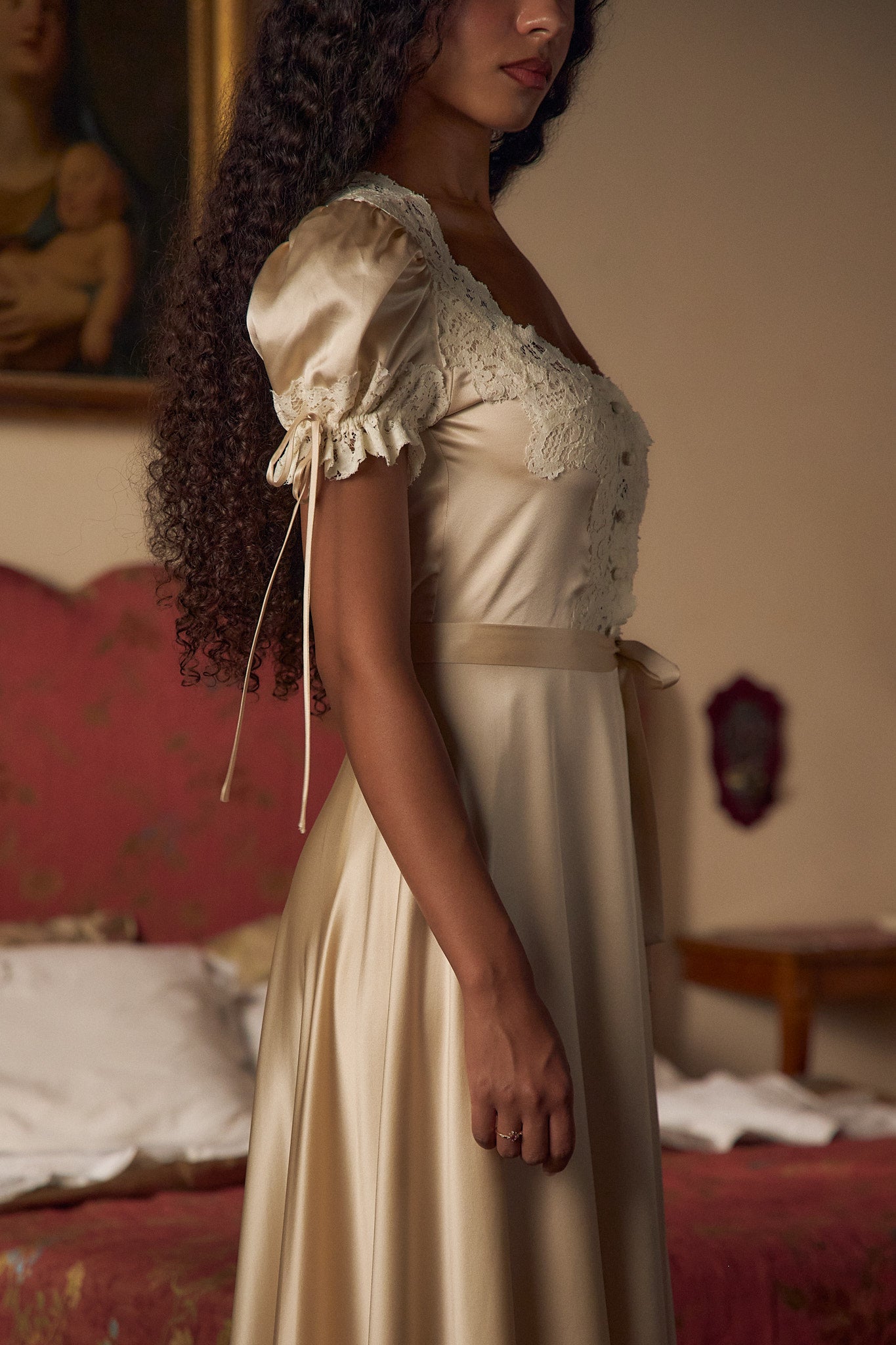 Unwrap Me Gown in Crème