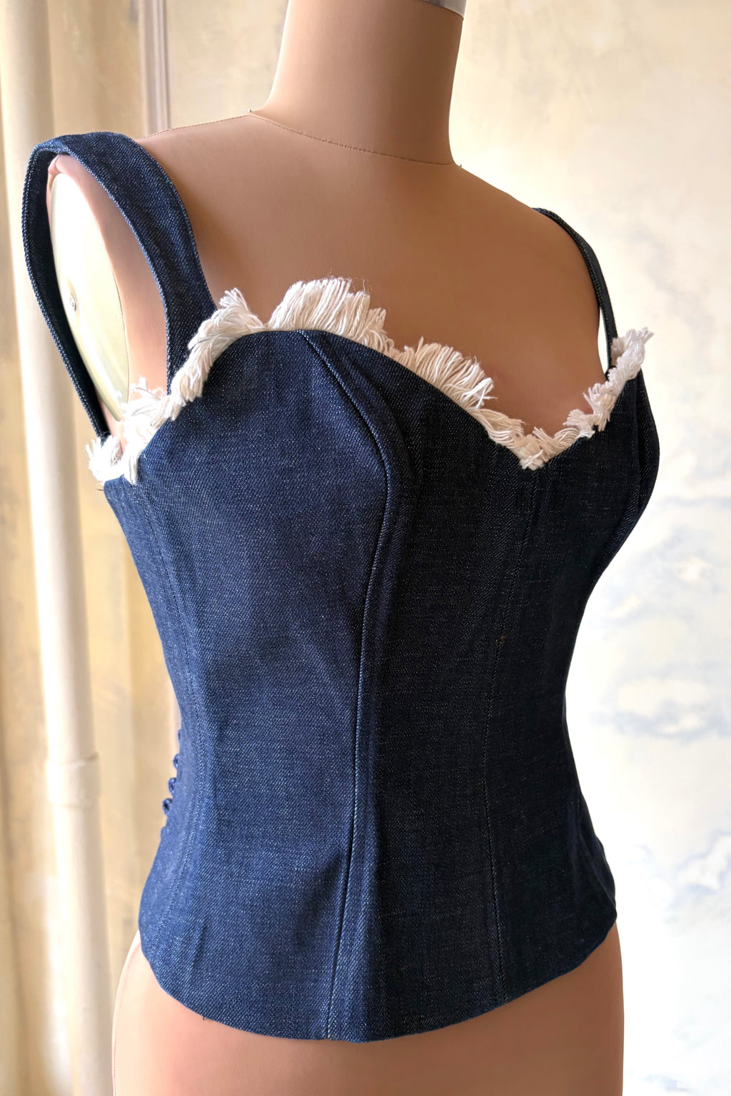 Bustier Denim Sample