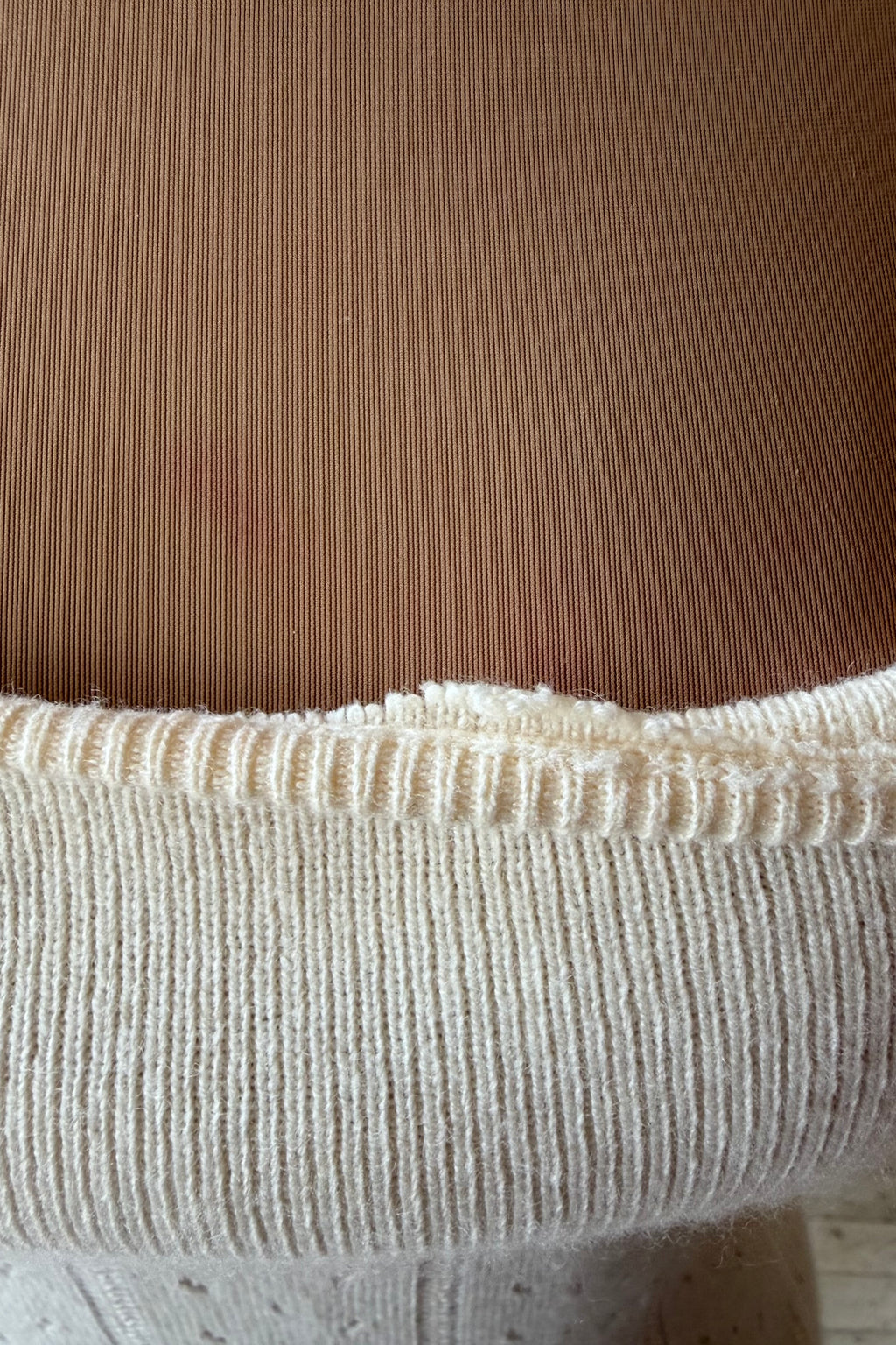 Tulip Knit Lady Dress in Butter with Lining? Sample