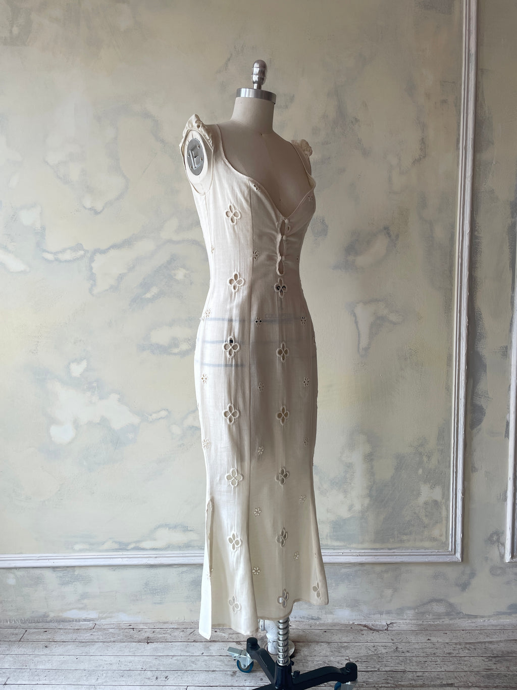 Maria Dress in Leite Sample