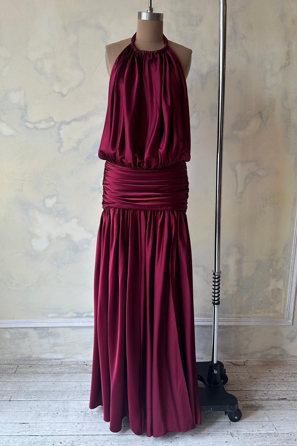 La Piscine Gown in Sangre Sample