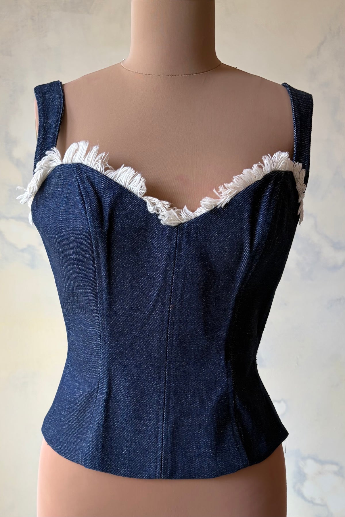 Bustier Denim Sample