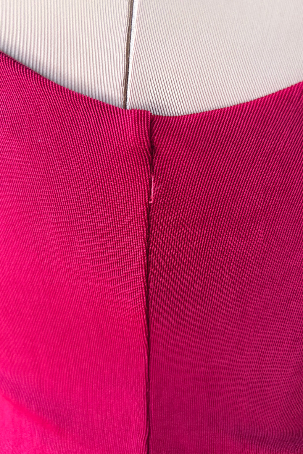 Plunging Neck Supermodel Dress in Scarlet Sample