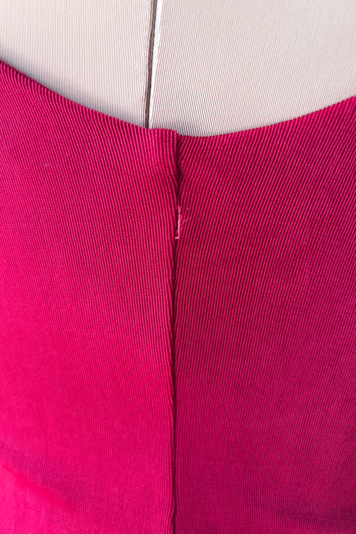 Plunging Neck Supermodel Dress in Scarlet Sample