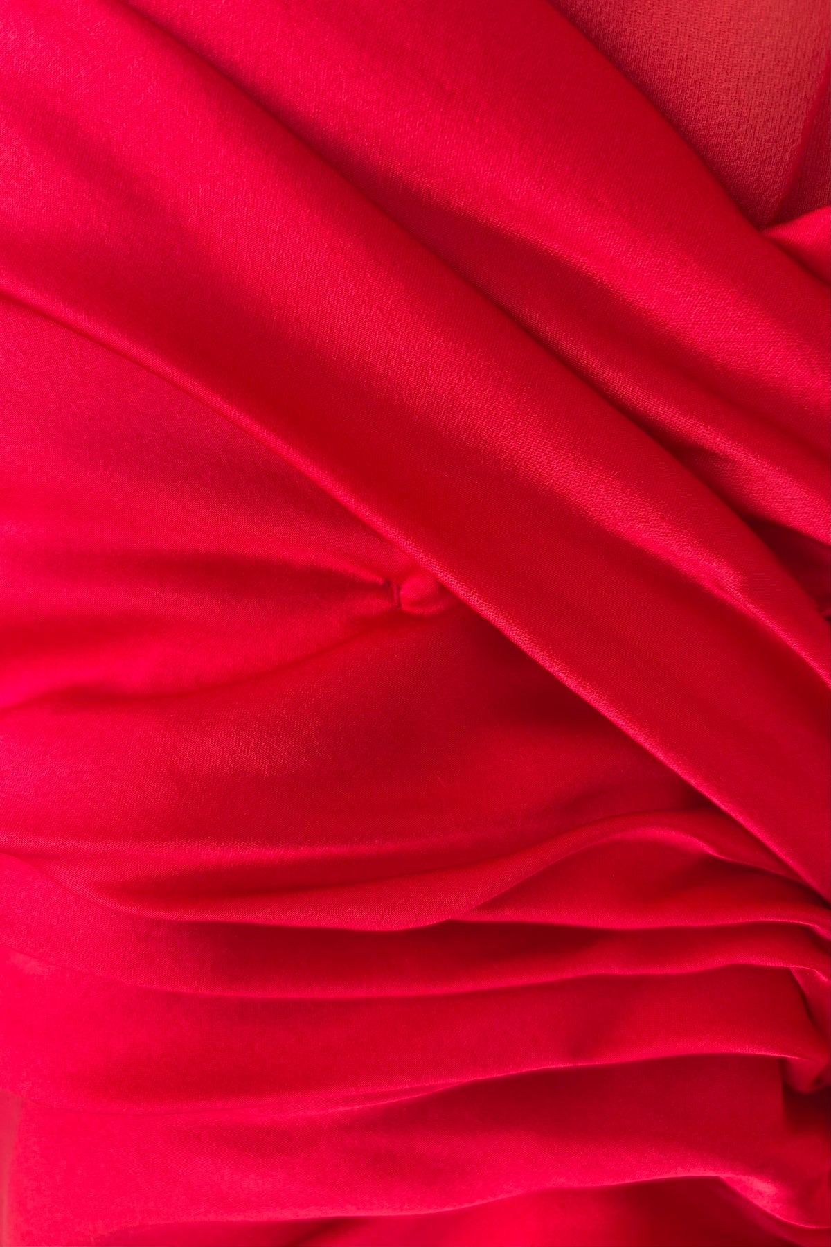 Bow Wrap Dress in Scarlet