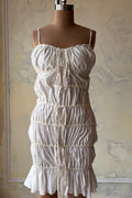 Ruffle Tunnel Mini in Cloud Sample