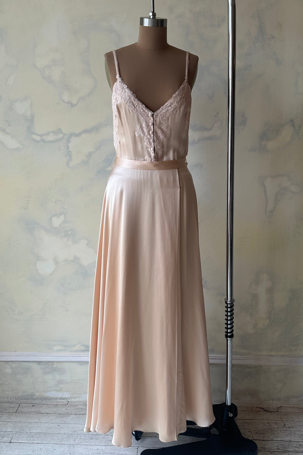 Untie Me Gown in Antique Pink Sample