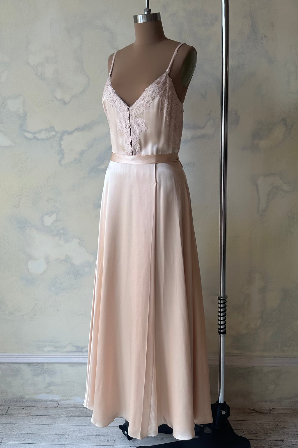 Untie Me Gown in Antique Pink Sample