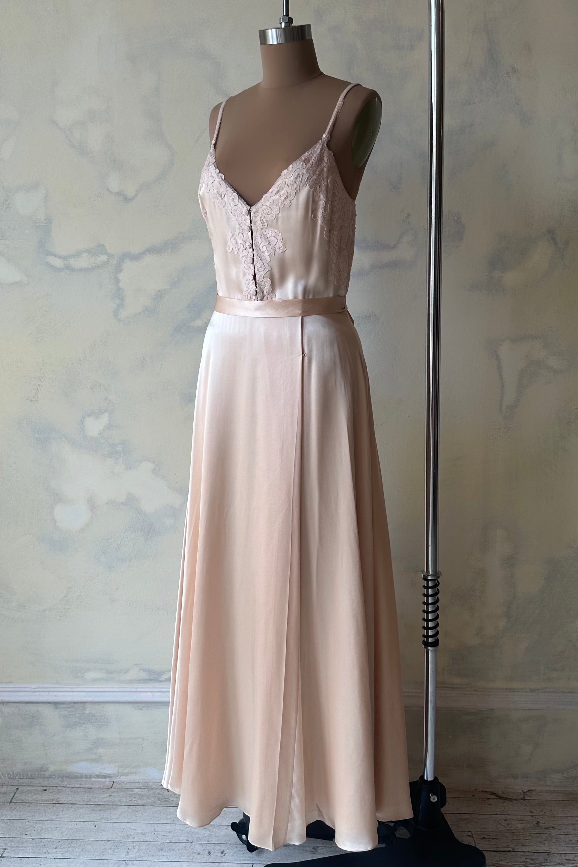 Untie Me Gown in Antique Pink Sample