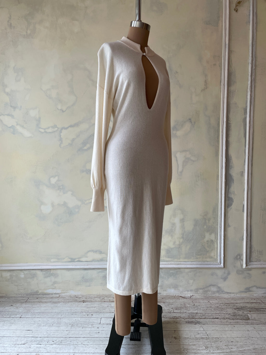 Vanilla Sky Cashmere Knit Dress Sample