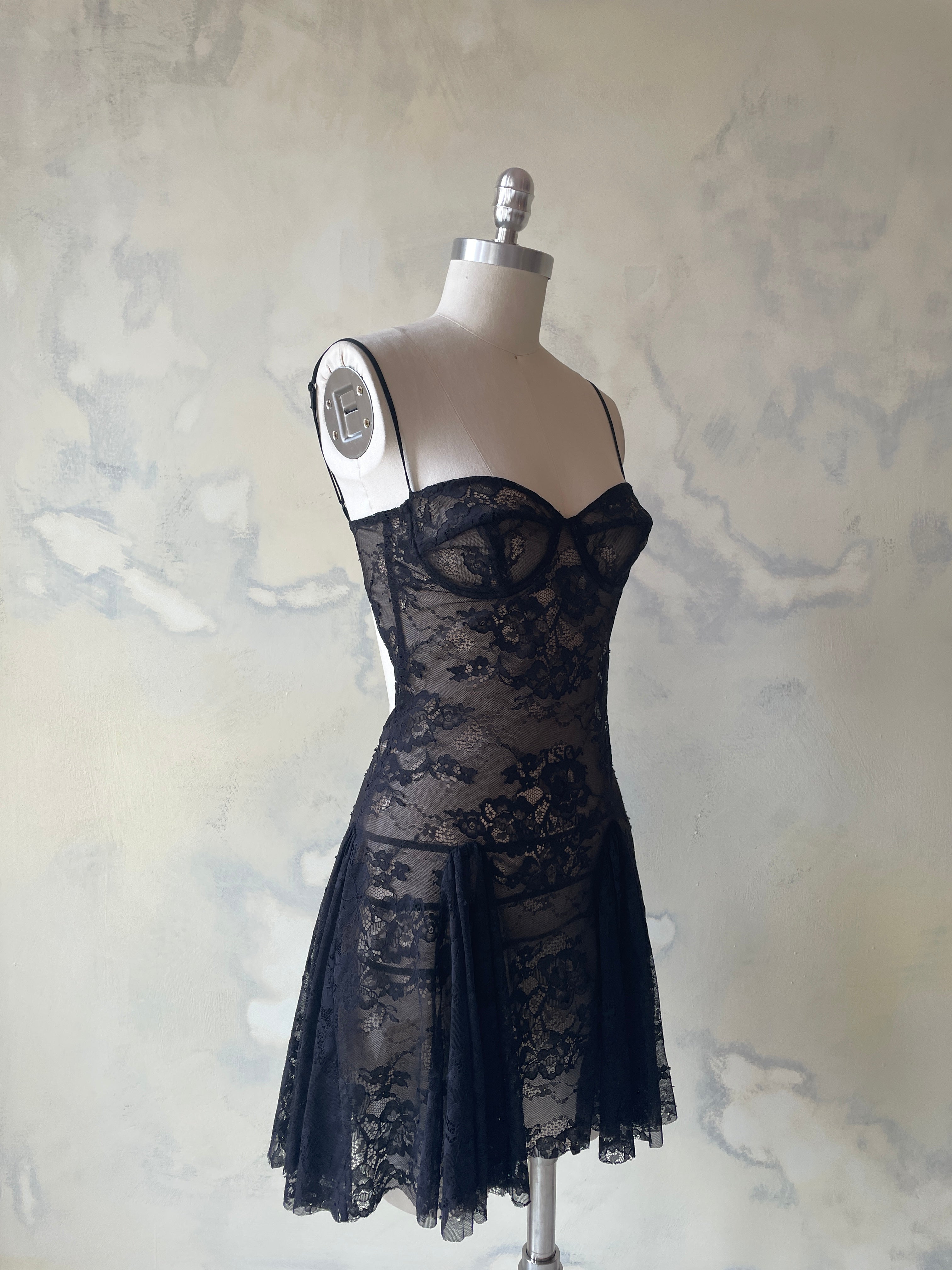Black Rose Mini Dress Sample