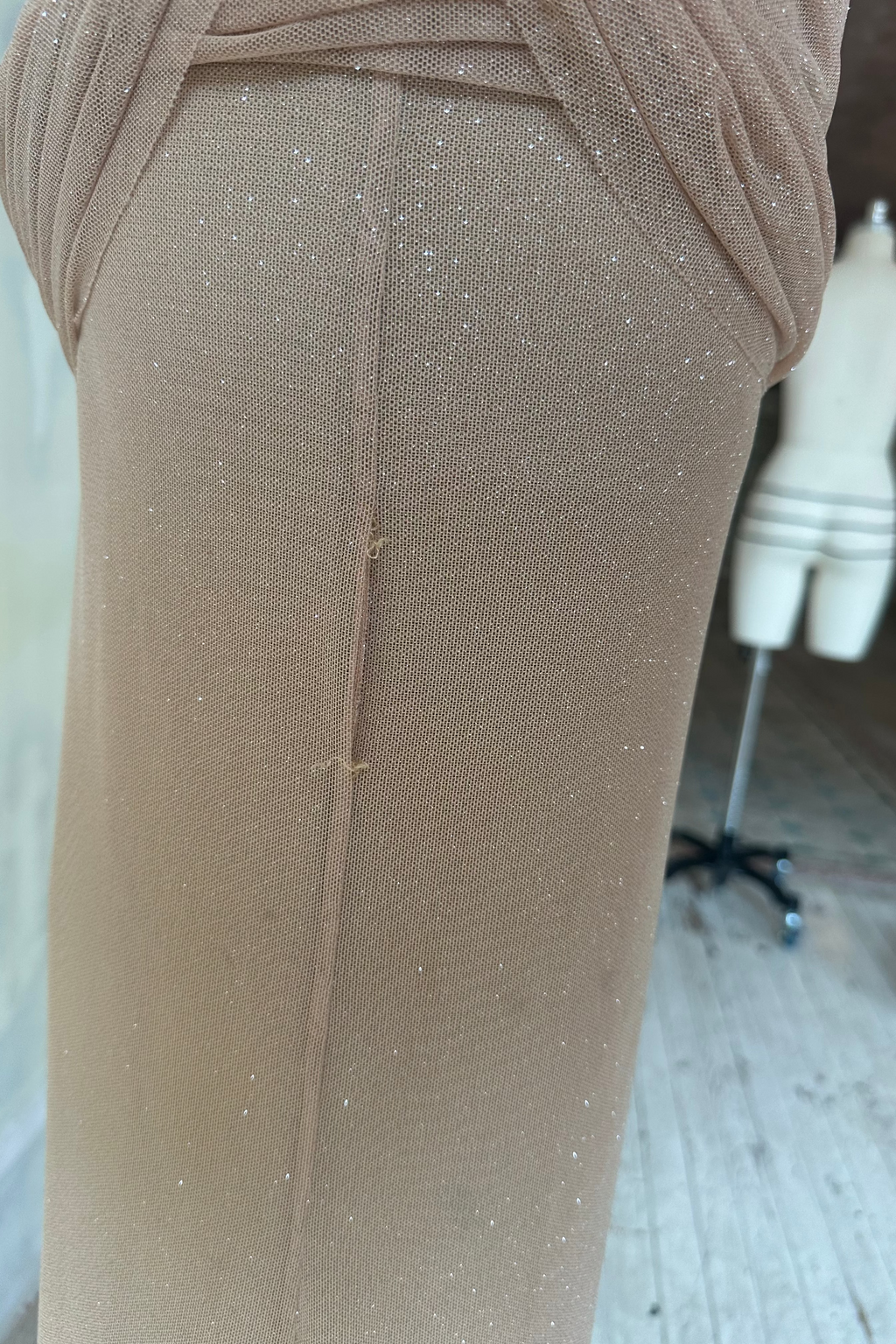 The Starlite Dress in Diamond Sand Sample