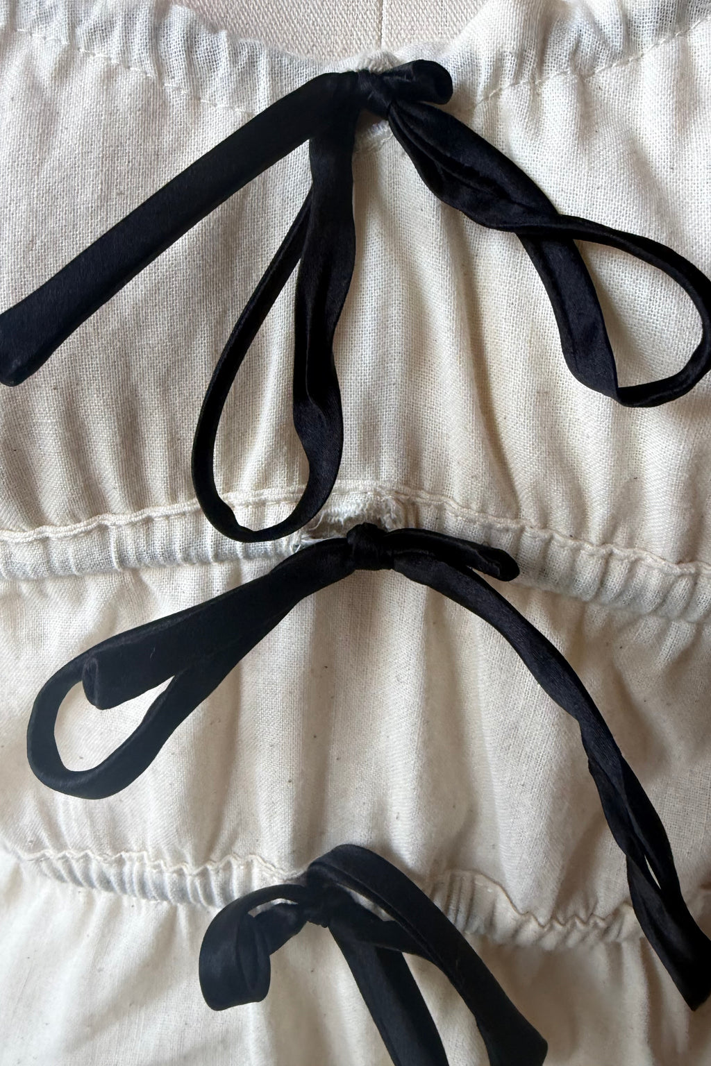 Ruffle Tunnel Top Muslin Sample