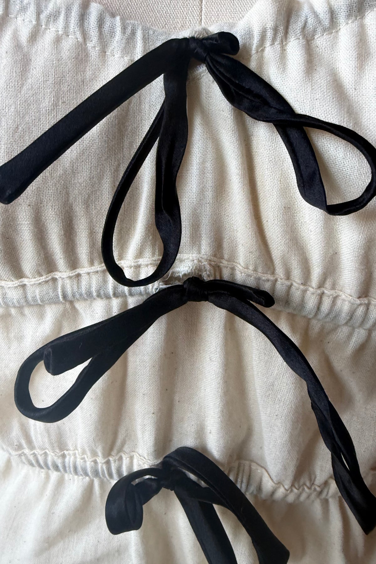 Ruffle Tunnel Top Muslin Sample