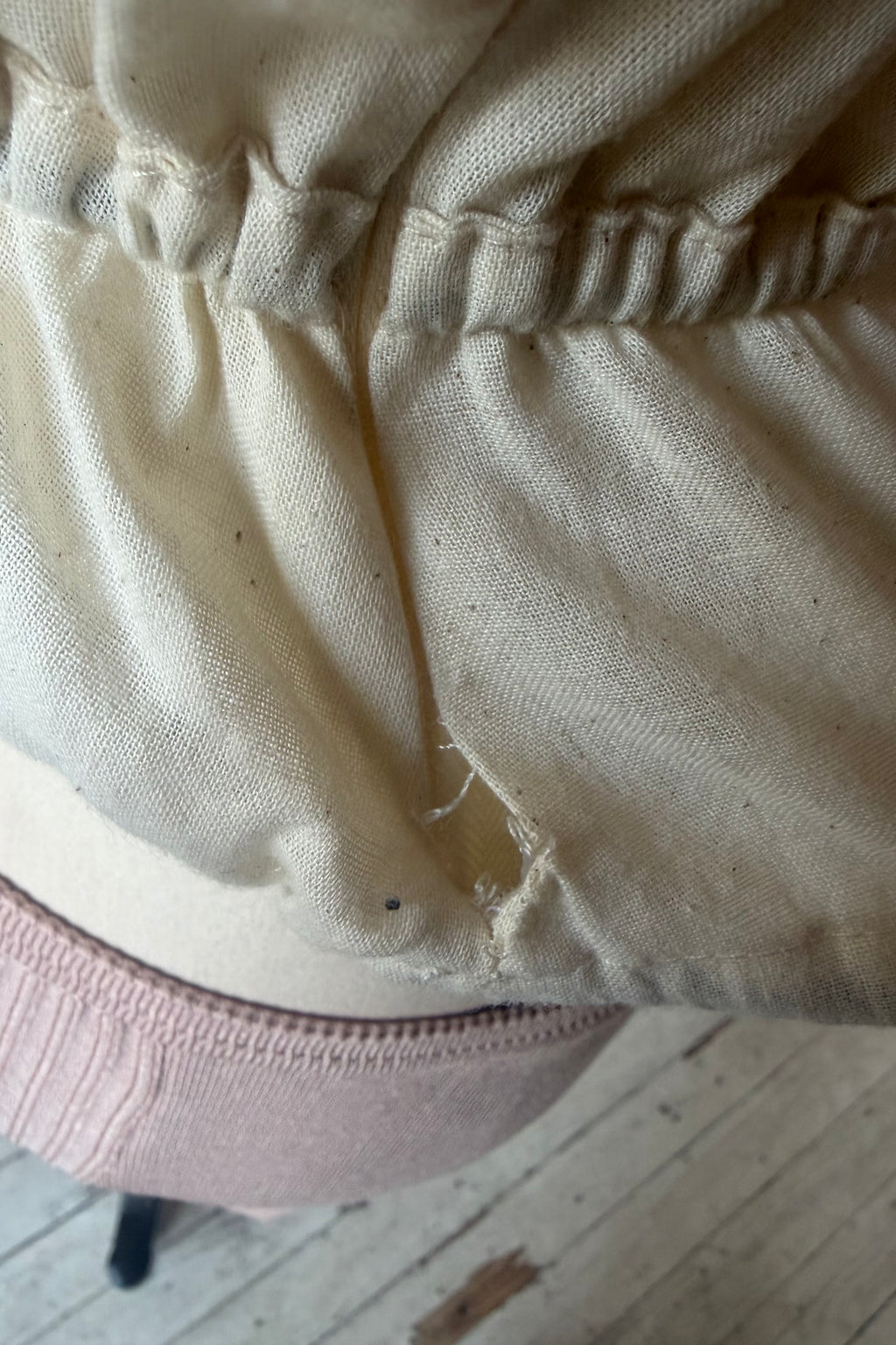 Ruffle Tunnel Top Muslin Sample