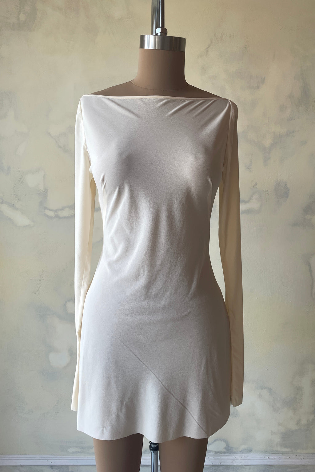 Sheer Long Sleeve Mini Dress Sample