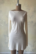 Sheer Long Sleeve Mini Dress Sample