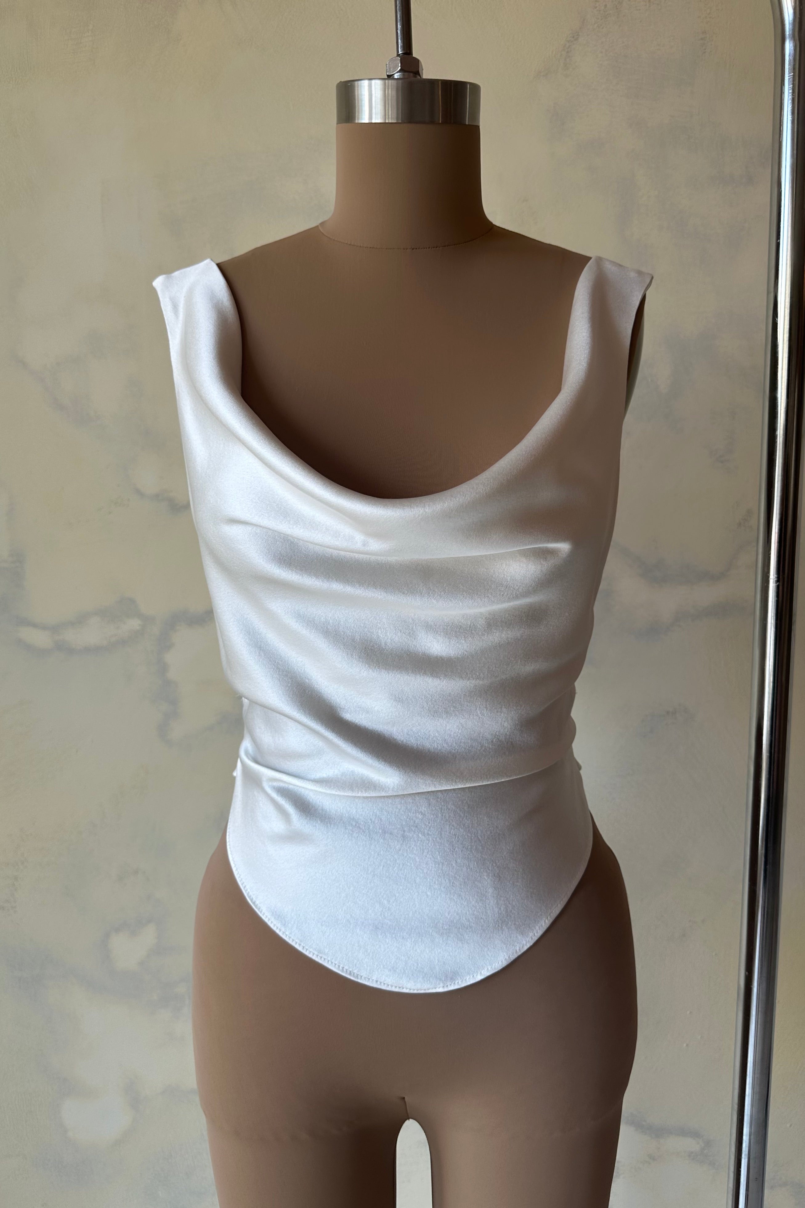 Plunging Cowl Top Sample