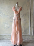 Oasis Gown in Silk Chiffon (Unlined) Sample