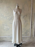 The Pintuck Silk Dress Sample