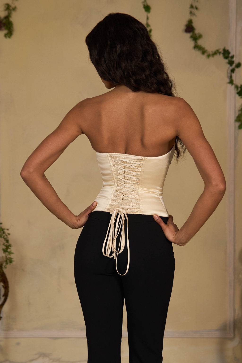 Ballet Russes Corset in Champagne