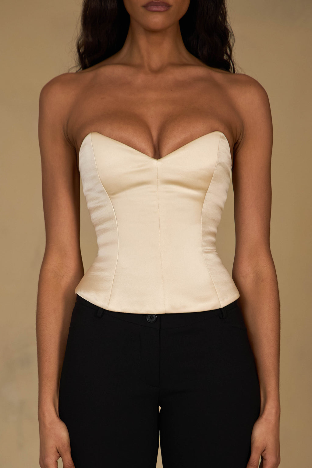 Ballet Russes Corset in Champagne