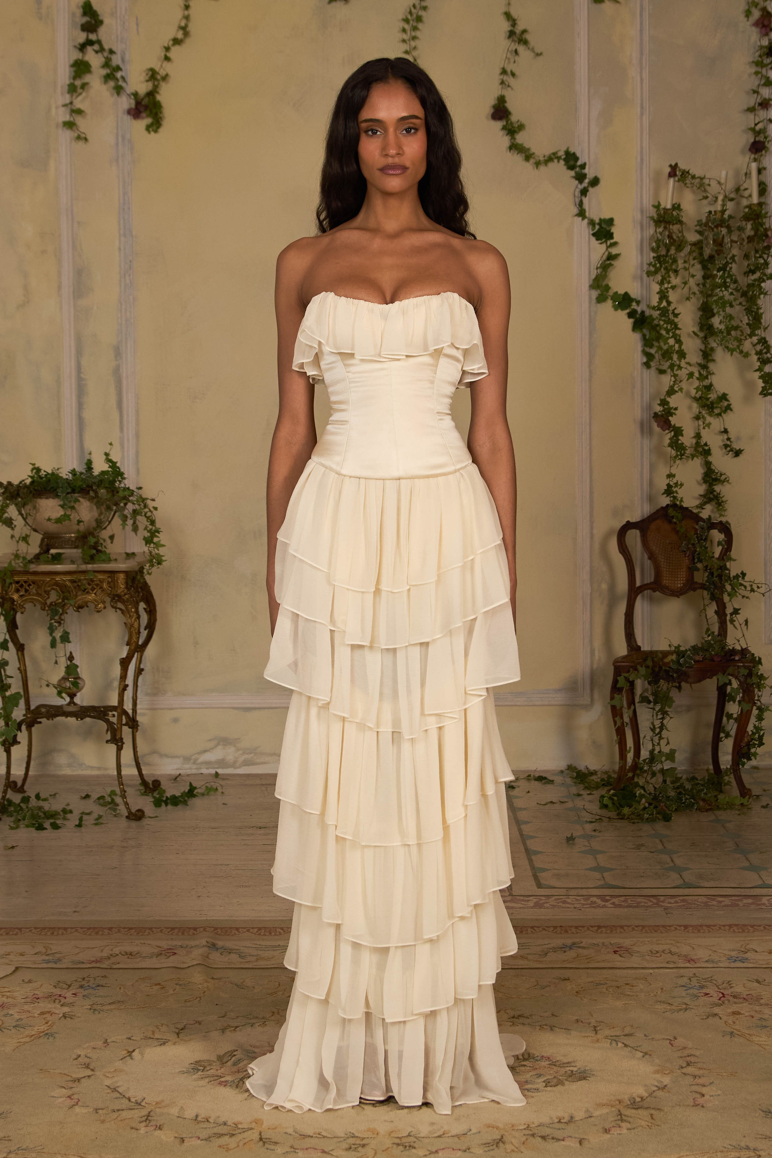 Ballet Russes Gown in Champagne