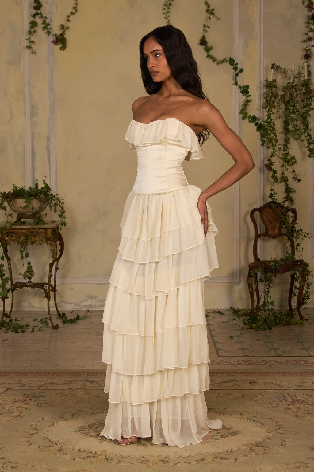 Ballet Russes Gown in Champagne