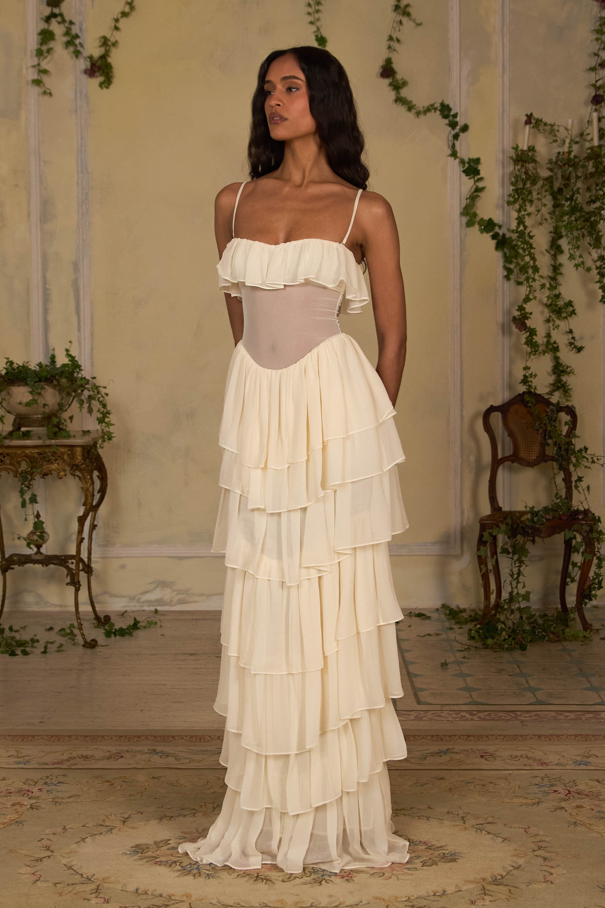 Ballet Russes Gown in Champagne