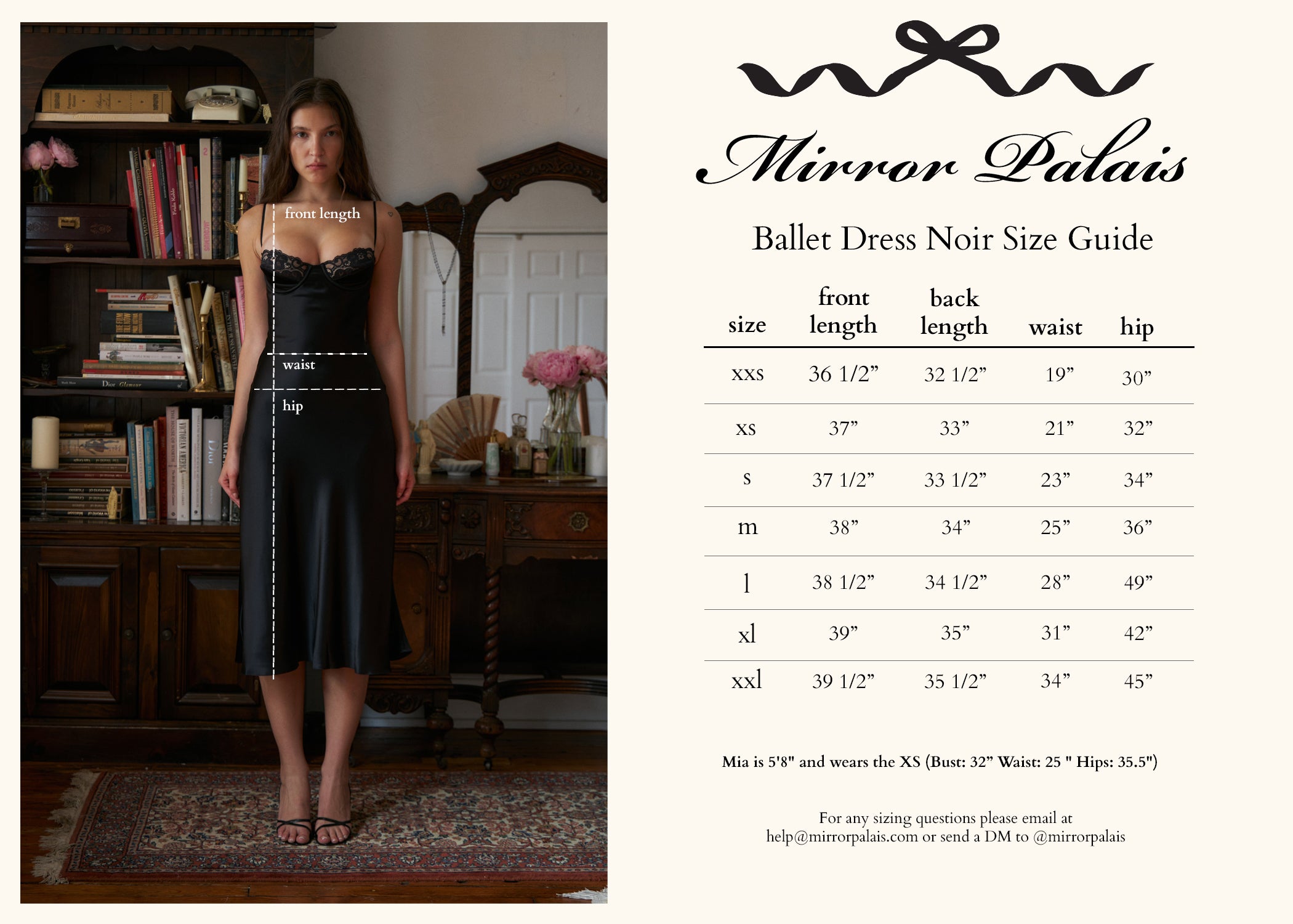 Ballet Dress Unlined in Noir