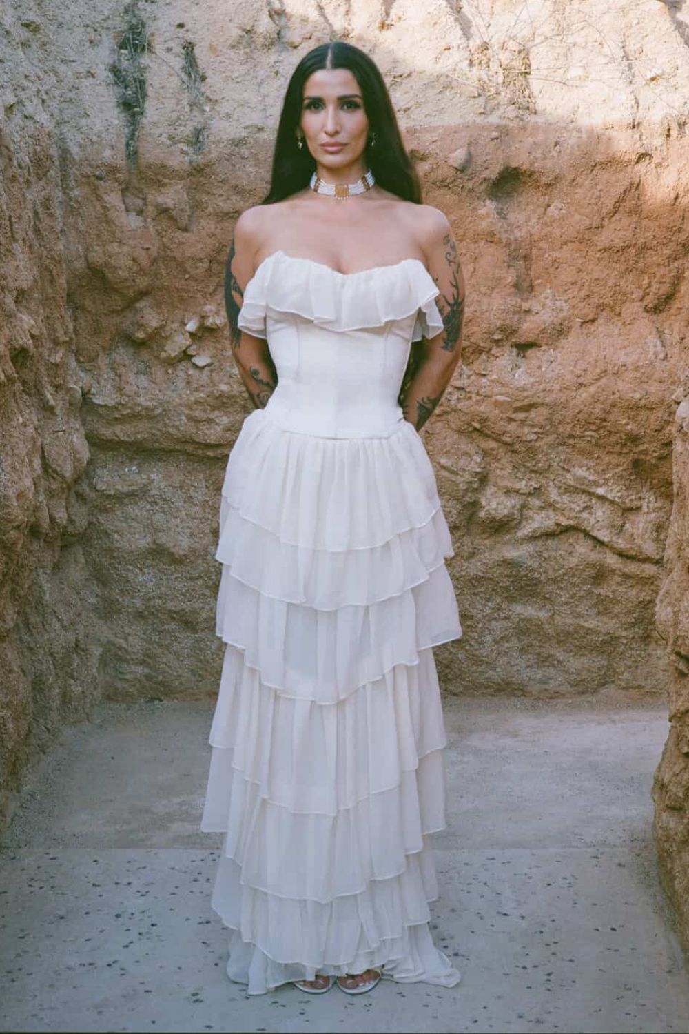 Ballet Russes Gown in Champagne