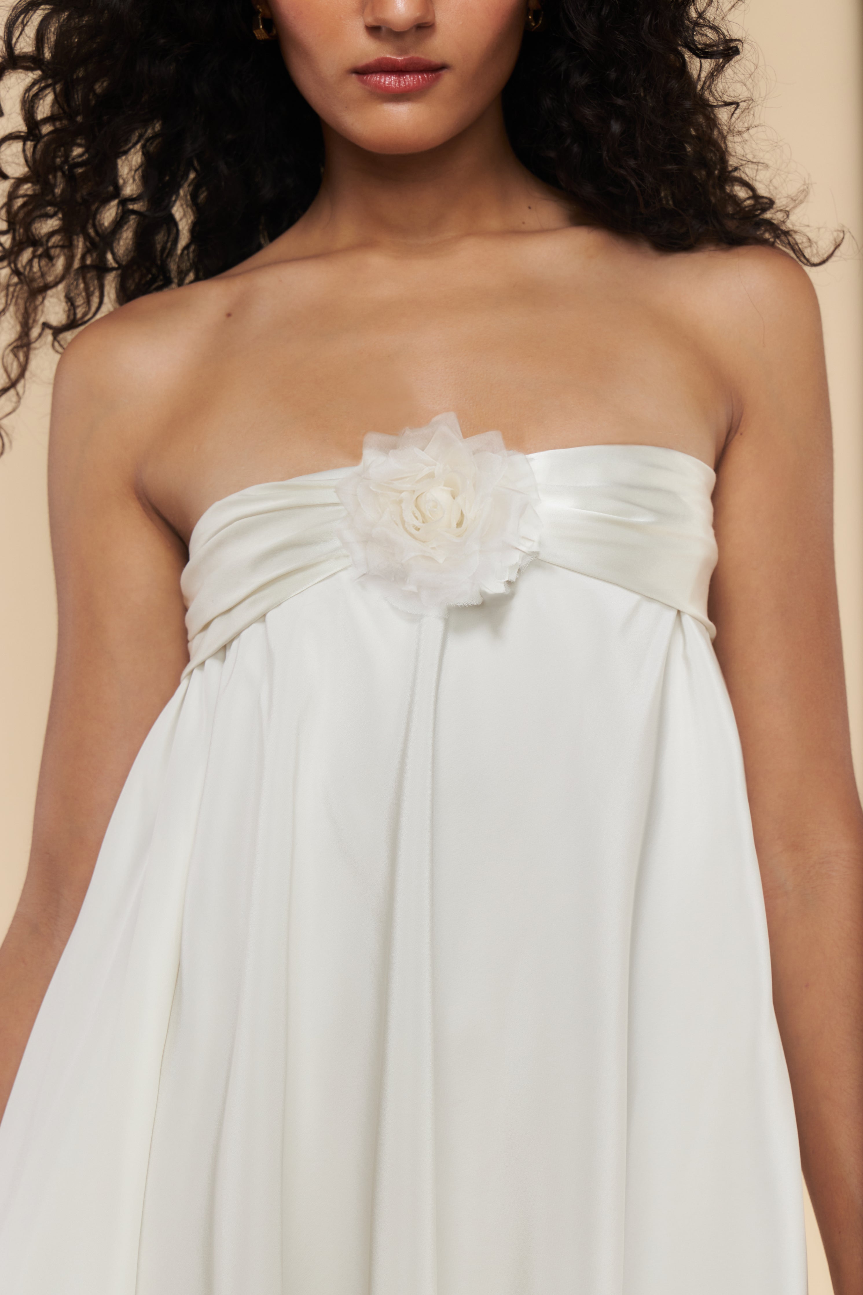 Handkerchief Hem Babydoll Dress