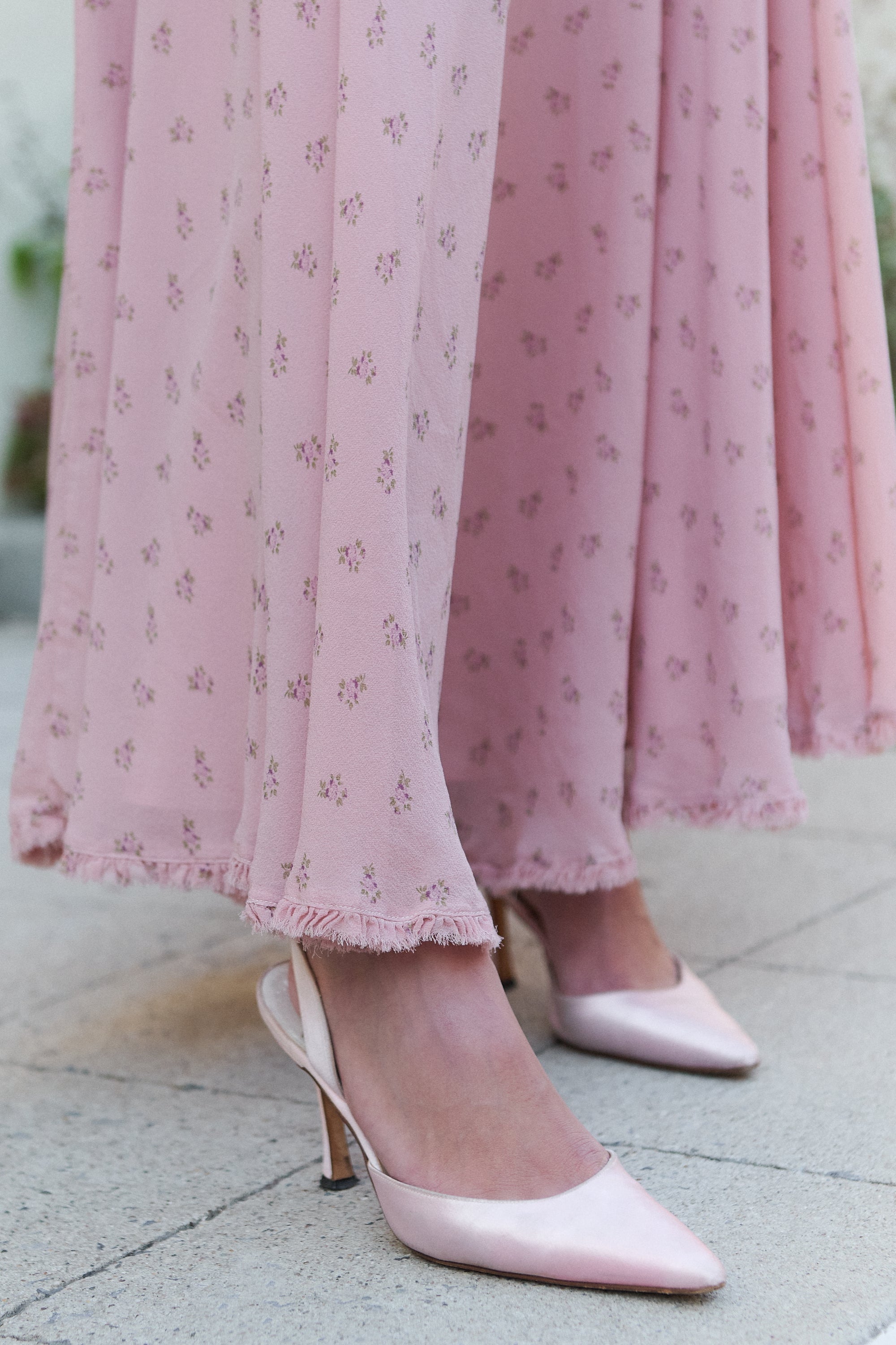 Buttercream Rose Skirt in Puce