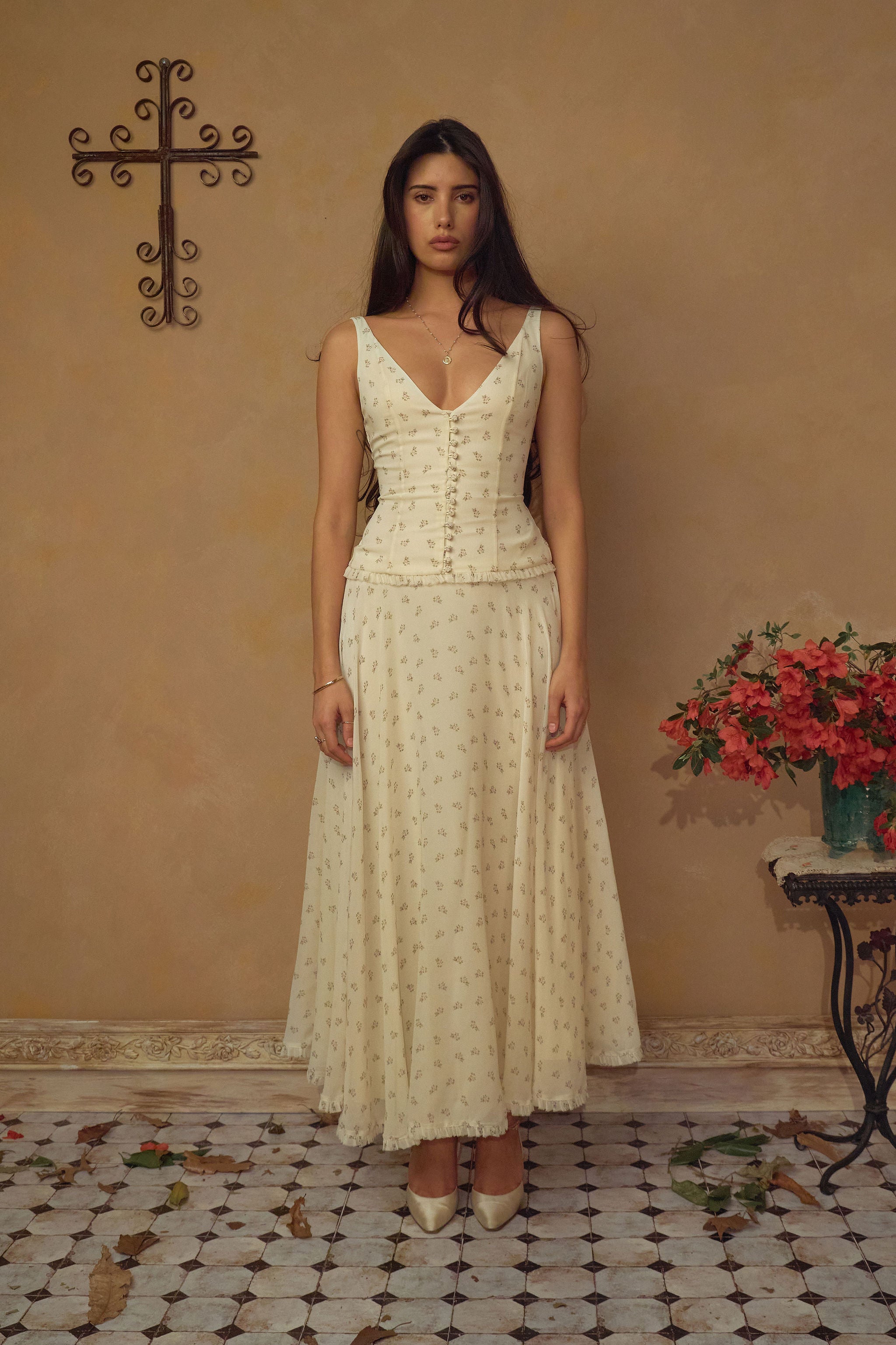 Buttercream Rose Top