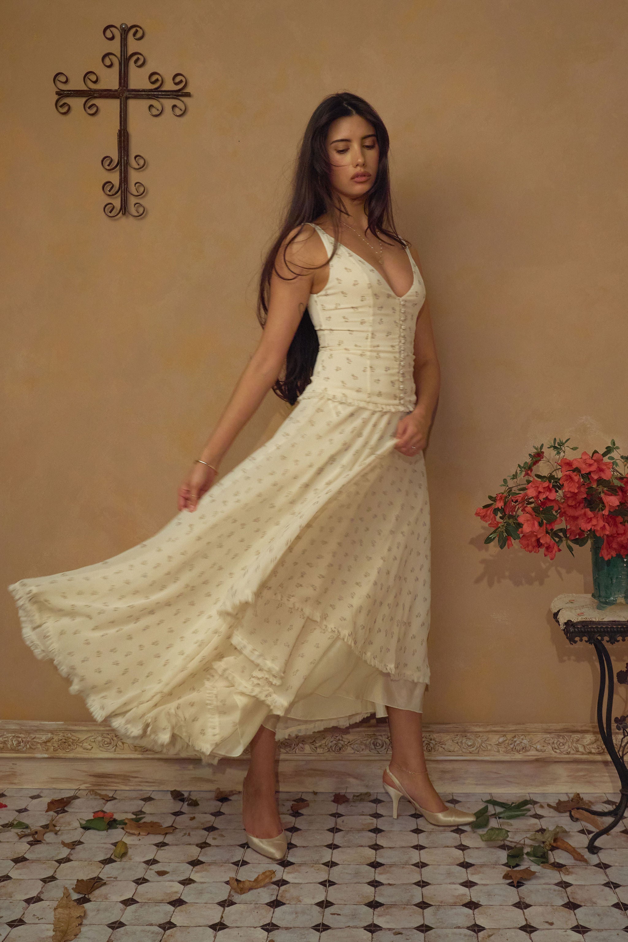 Buttercream Rose Top