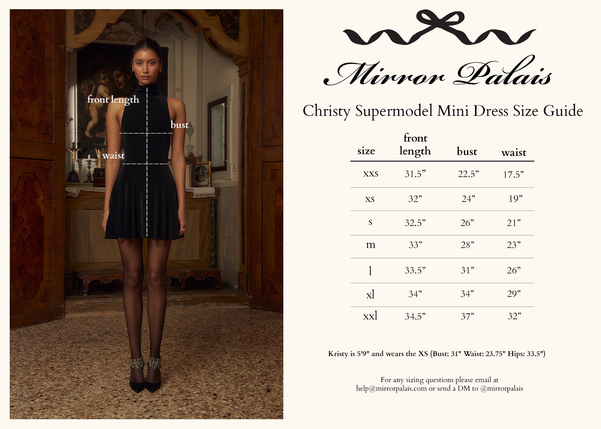 Mock Neck Supermodel Mini Dress in Noir Mock Neck Supermodel Mini Dress in Noir