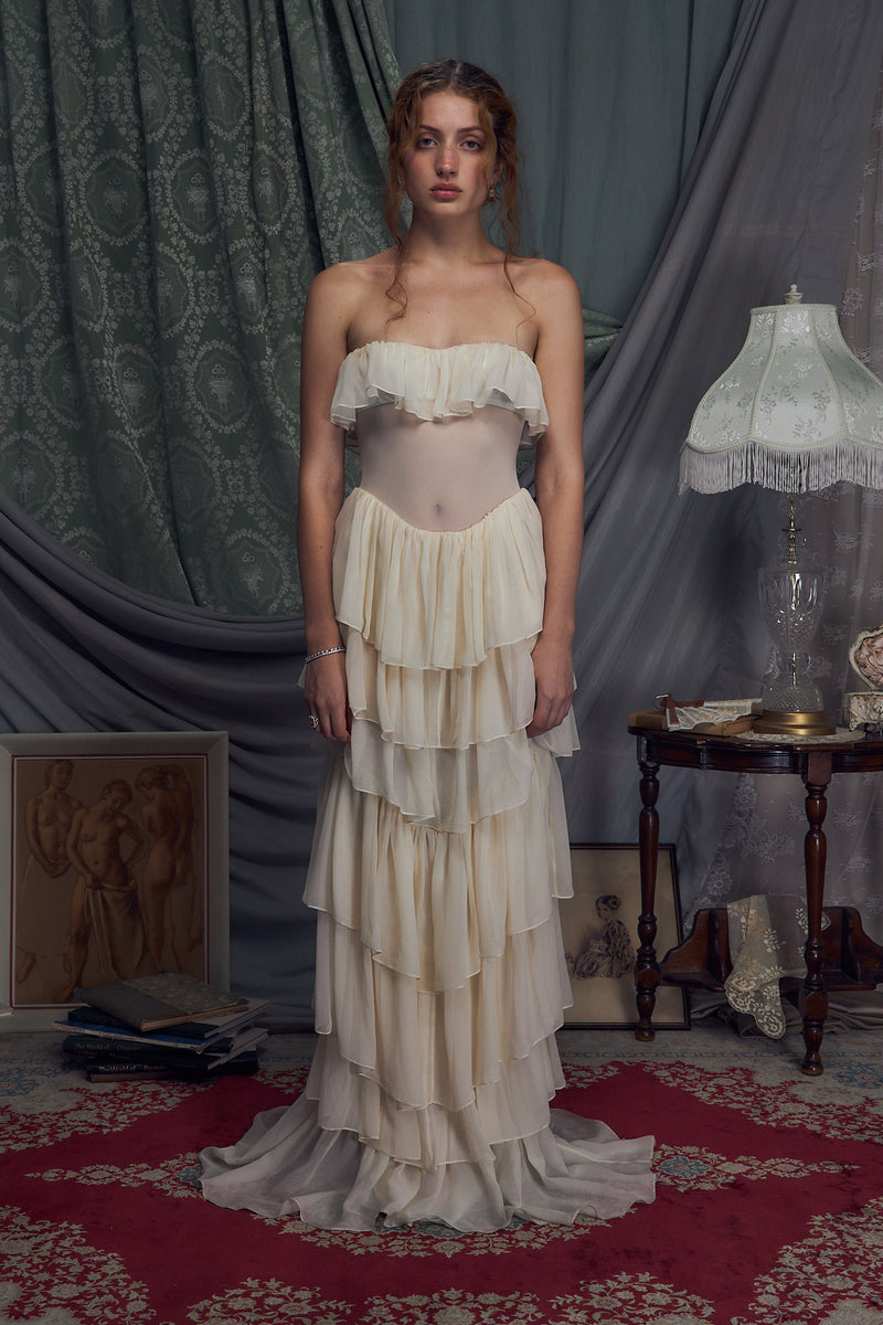 Ballet Russes Gown in Champagne
