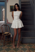 Kissing Booth Mini Dress in Ivory