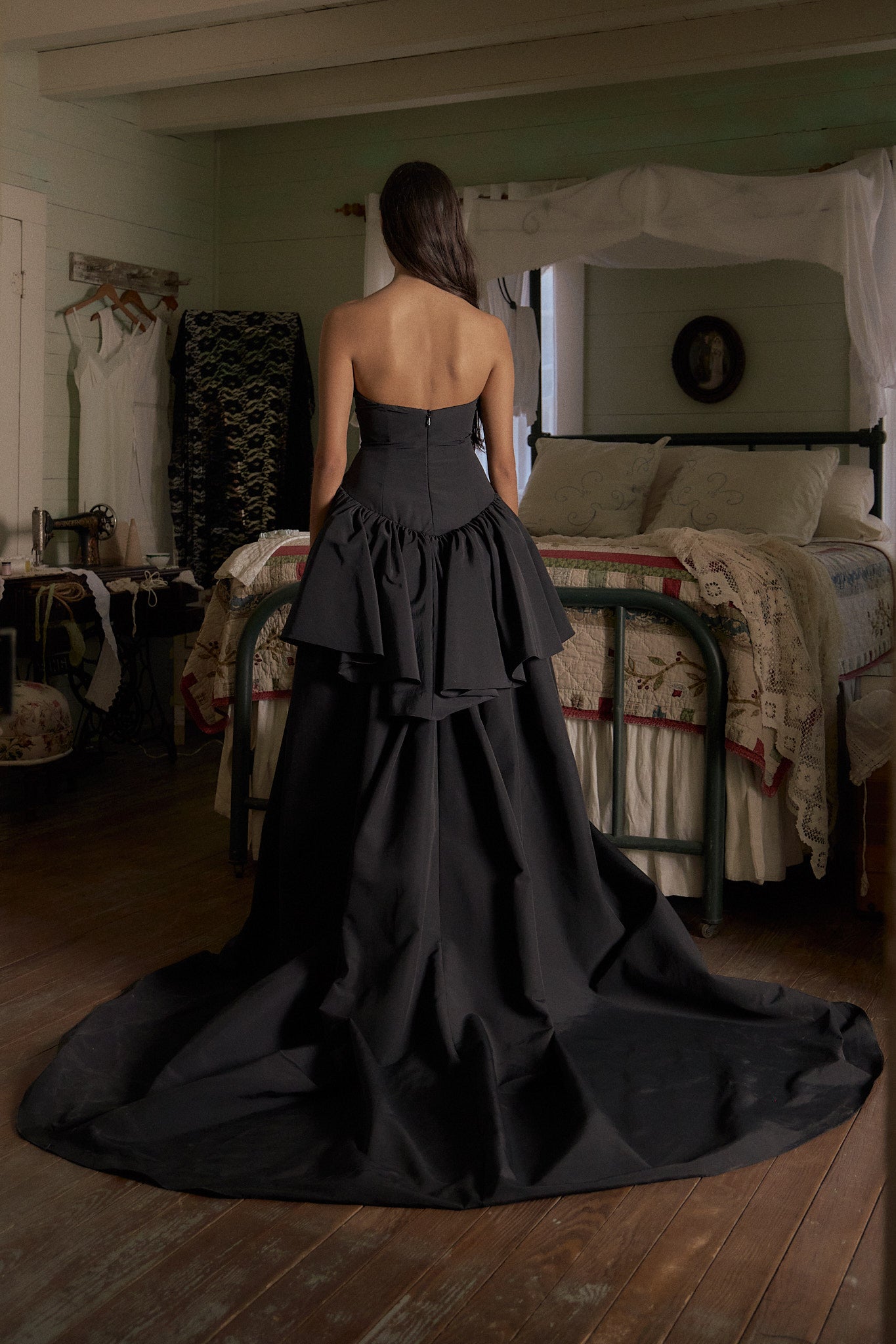 Funny Face Gown in Noir Funny Face Gown in Noir