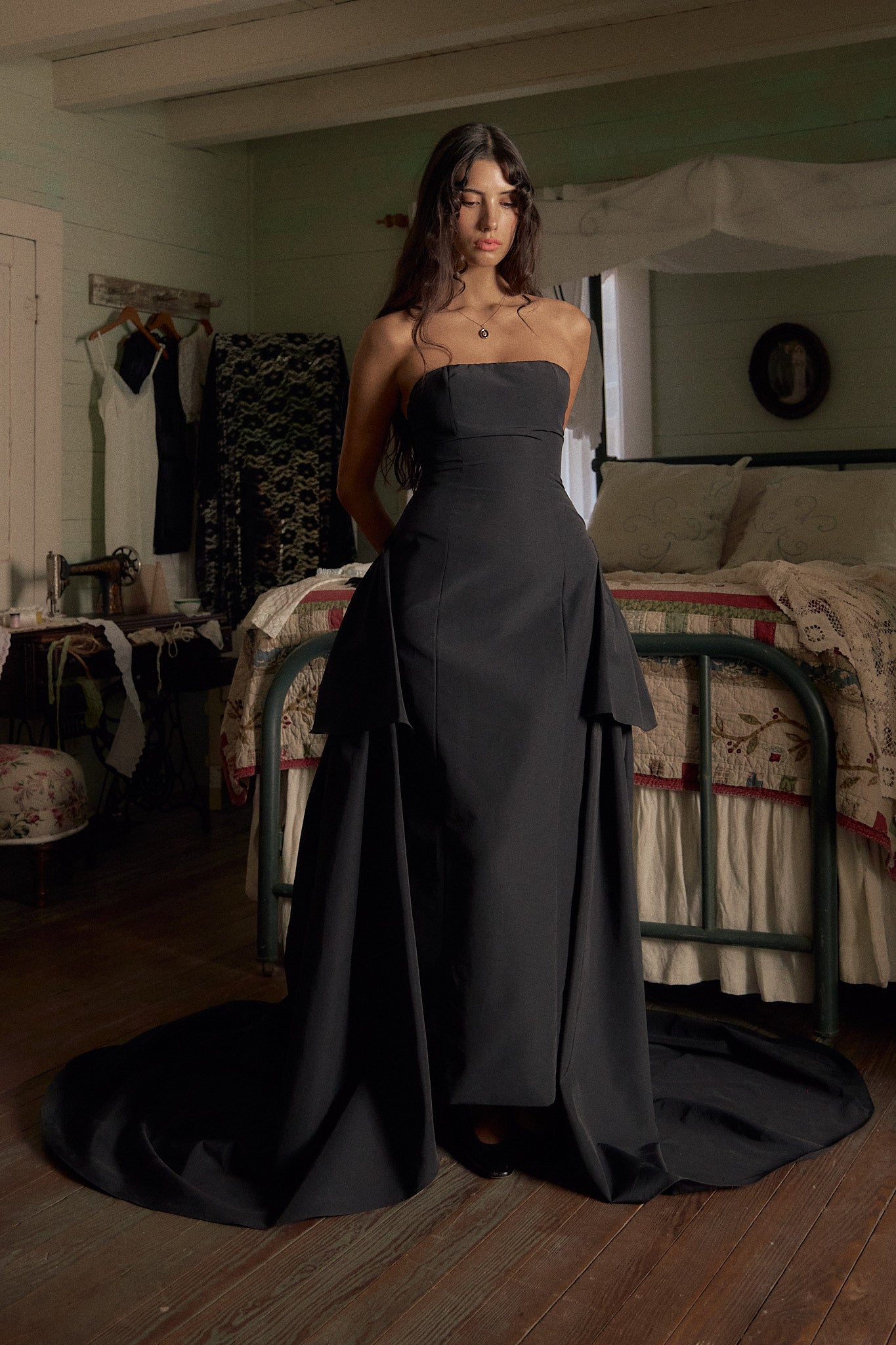 Funny Face Gown in Noir Funny Face Gown in Noir