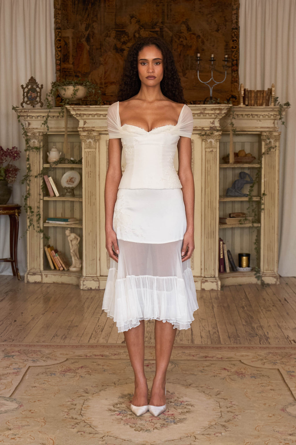 Daydream Bustier in Pearl