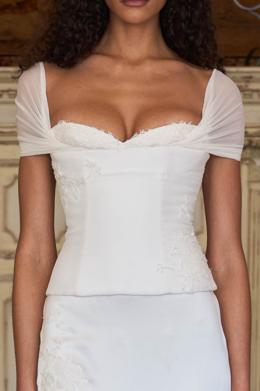 Daydream Bustier in Pearl