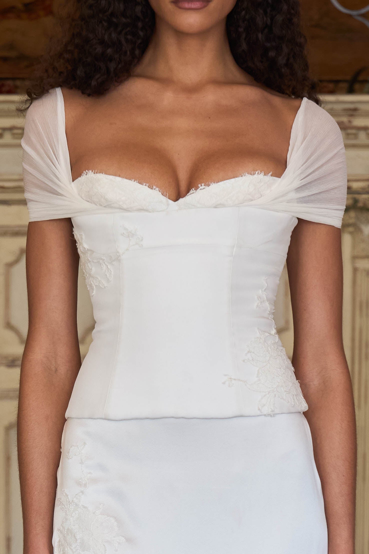Daydream Bustier in Pearl