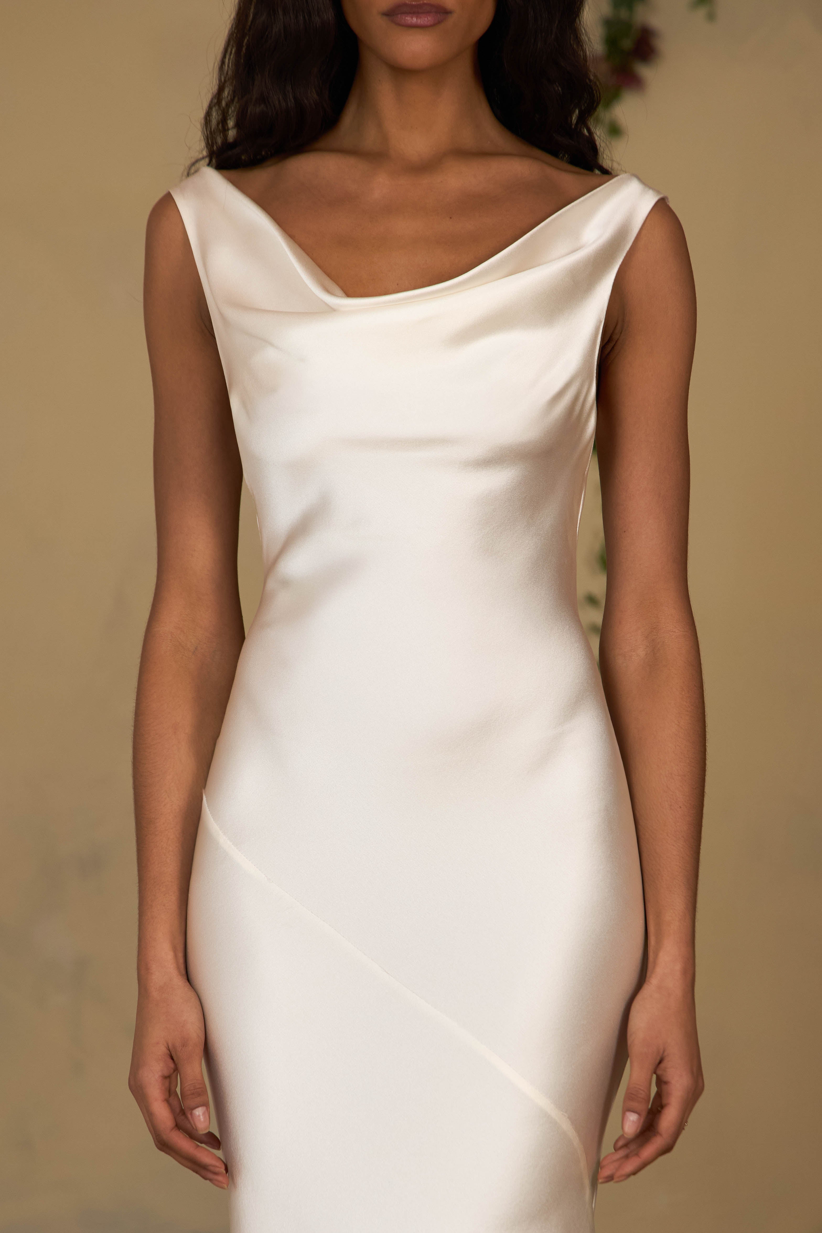 Selene Dress in Pearl