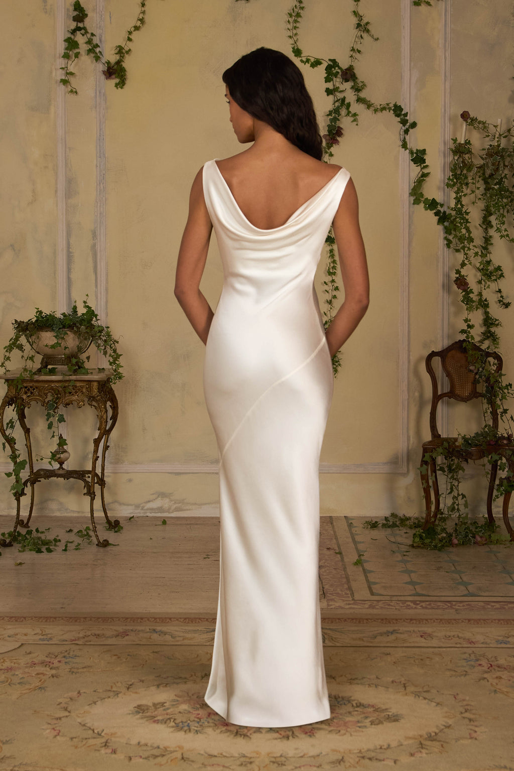 Selene Dress in Pearl