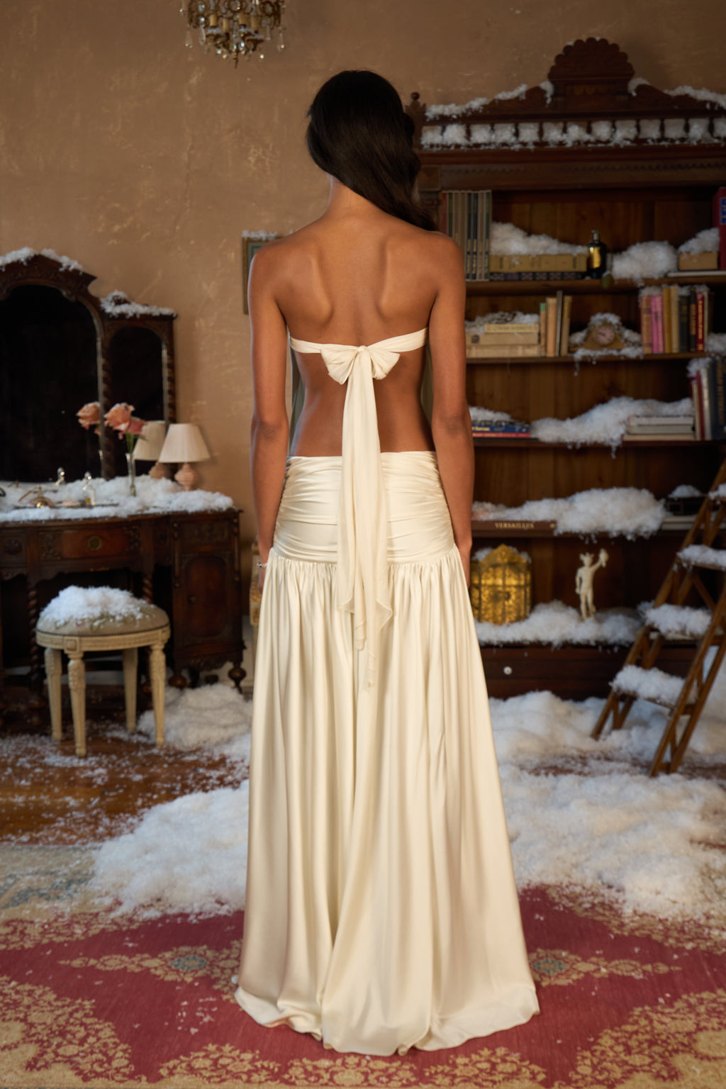 La Piscine Gown in Pearl