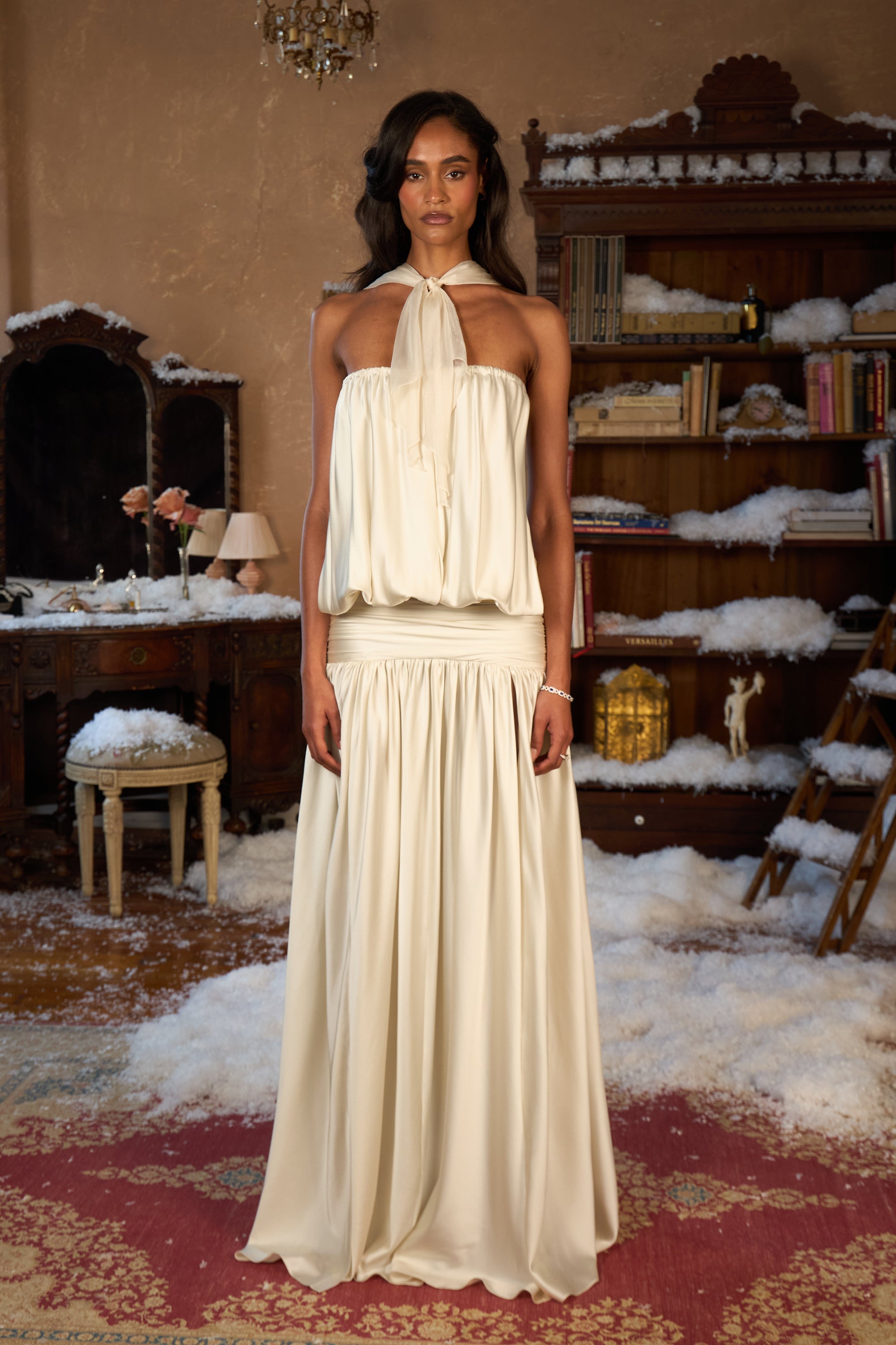 La Piscine Gown in Pearl